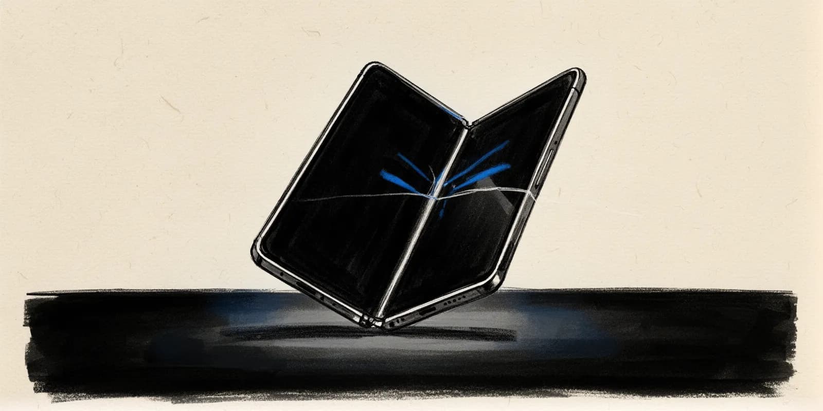 Galaxy Z Fold 8 faltbares Smartphone mit fast unsichtbarer Displayfalte