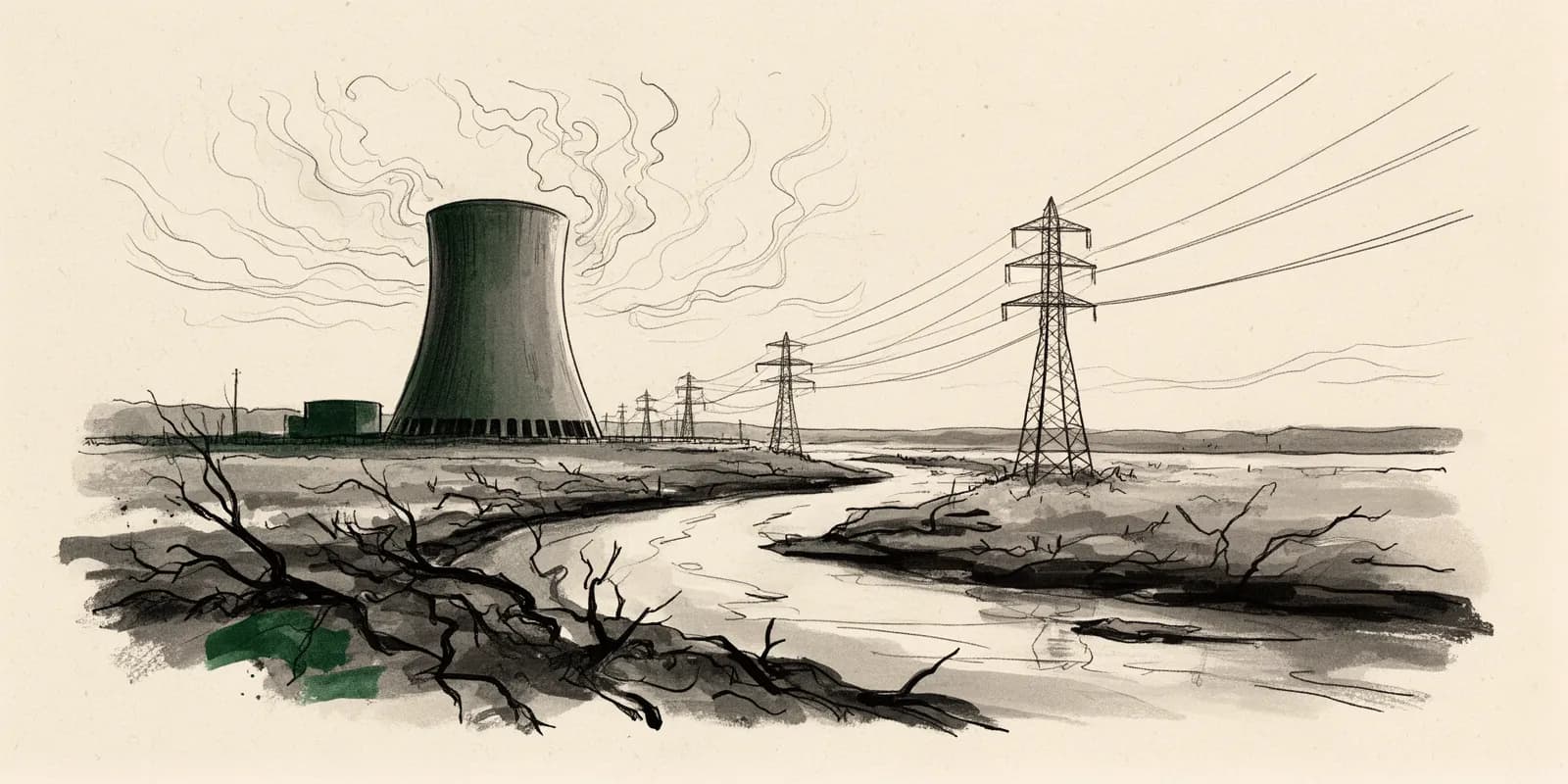 Atomkraftwerk Paks Abschaltung durch Niedrigwasser der Donau während Hitzewelle in Europa