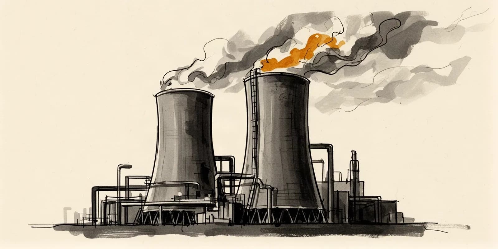 Chemieanlagen von BASF und Evonik symbolisieren mögliche Übernahme in der Chemieindustrie