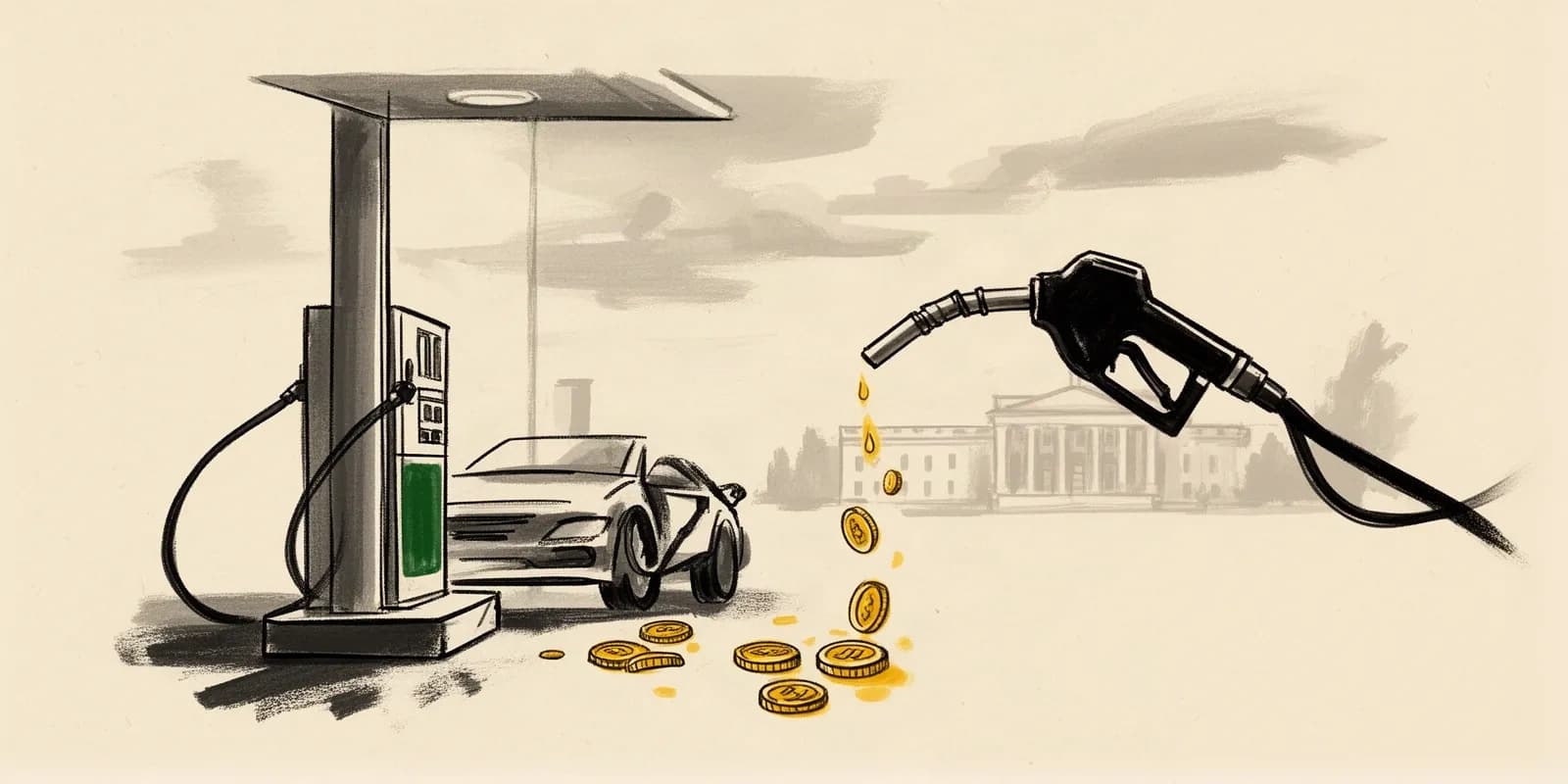 Tankrabatt an einer Tankstelle senkt die Spritpreise für Verbraucher ab Oktober 2026