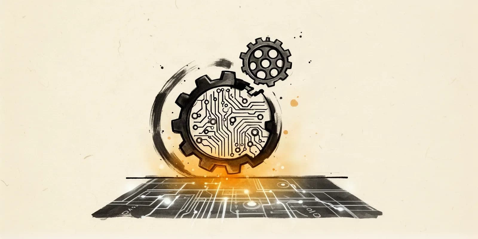 Illustration zur Übernahme von PTC durch Schneider Electric im Bereich Industriesoftware