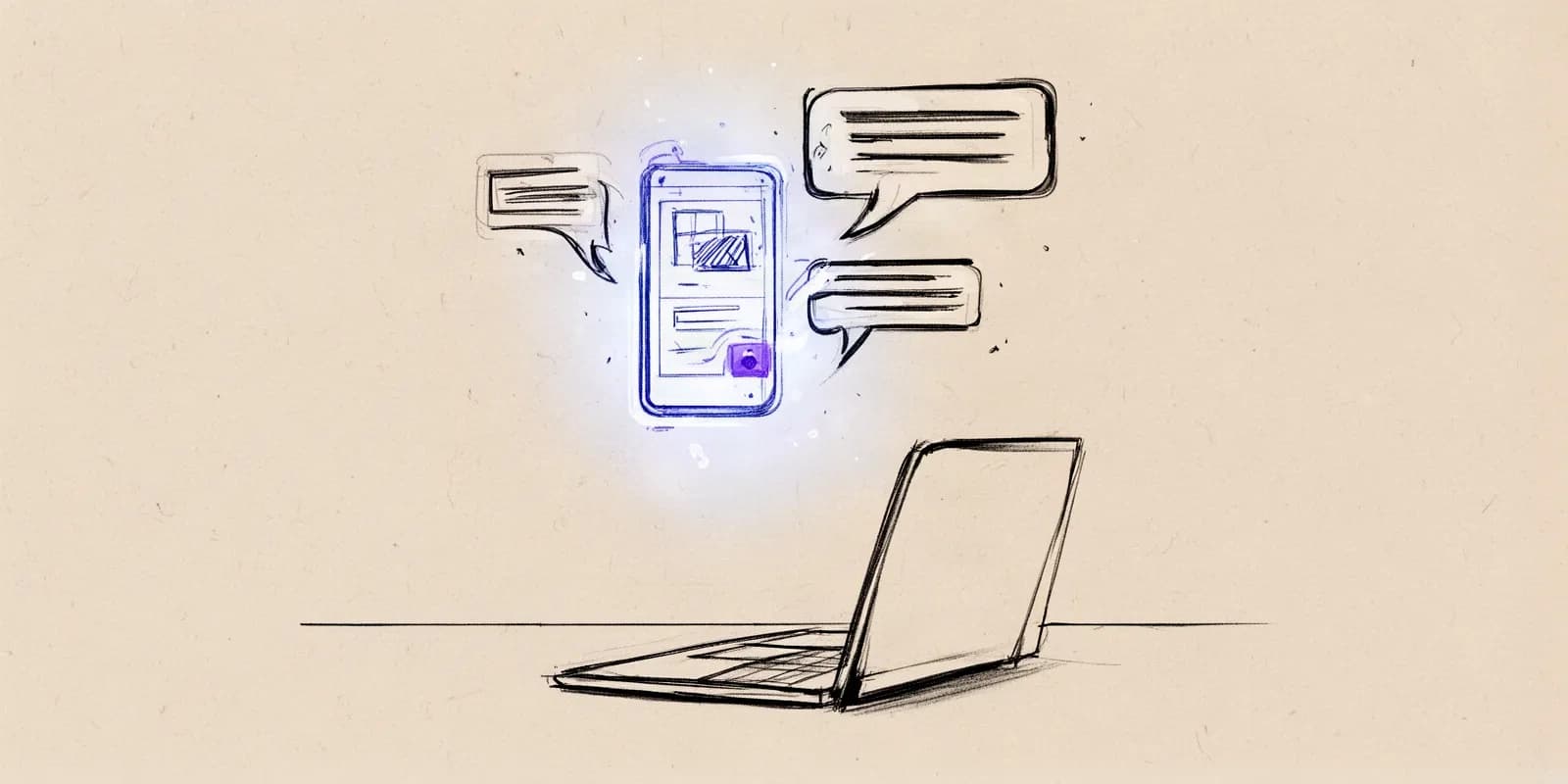 Visualisierung von KI-No-Code-Plattform Lovable, die Ideen in funktionierende Apps verwandelt