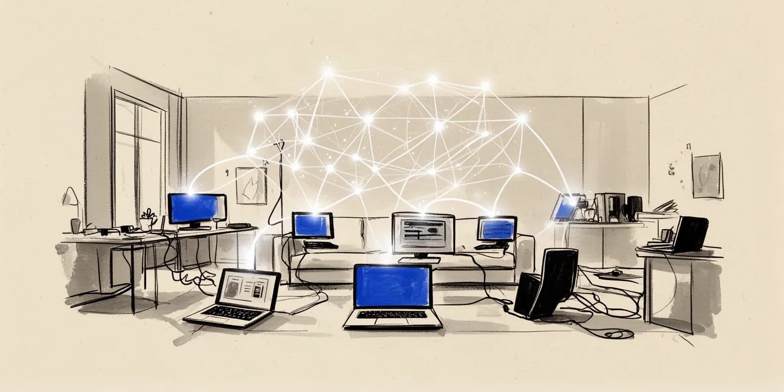 Vernetzte Haushalts-PCs bilden mit Nvidia PAIR einen dezentralen KI-Cluster